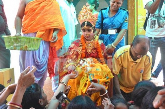 Tripura celebrates Kumari puja